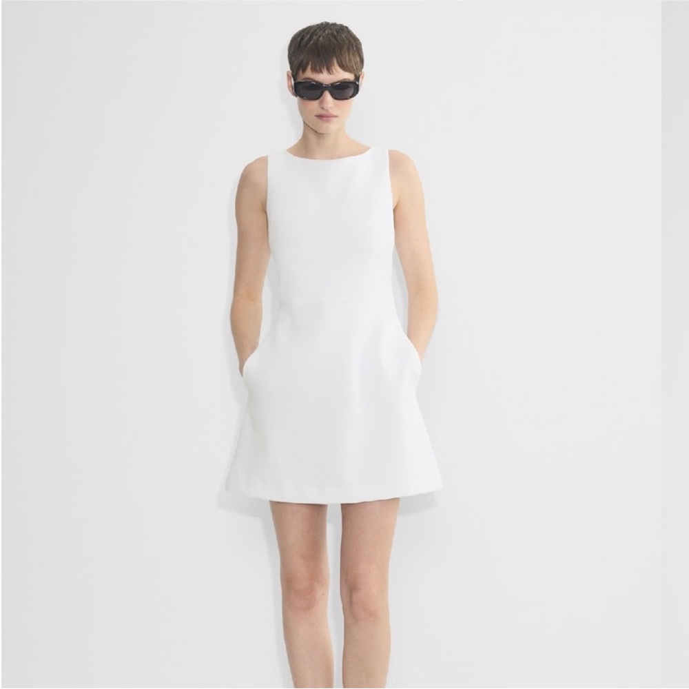 Babaton White Mini Dress - Picture 3 of 6